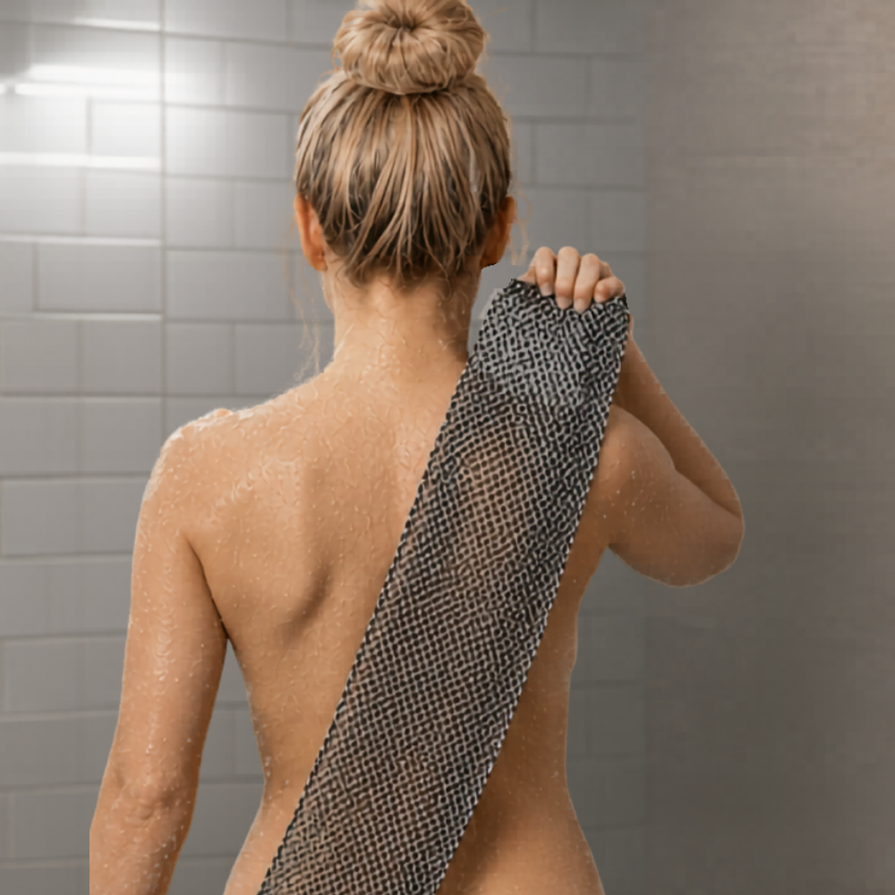 Serviette Exfoliante Anti-Peau de Poulet & Poils Incarnés
